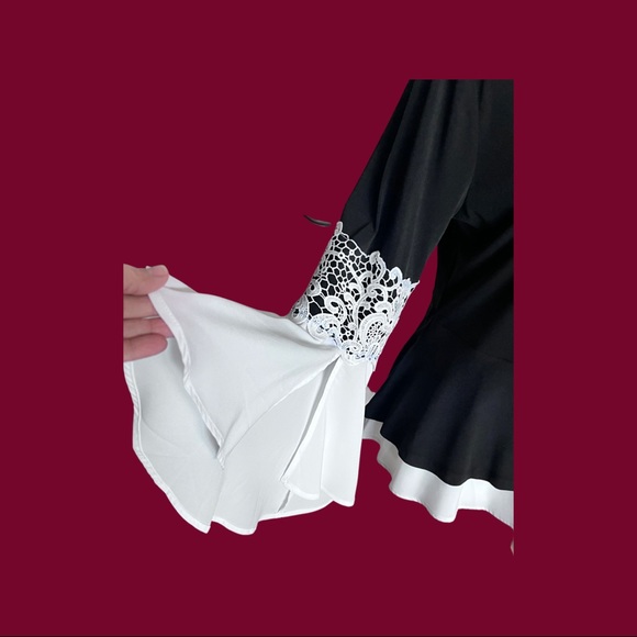 Black and cream top - Picture 3 of 6